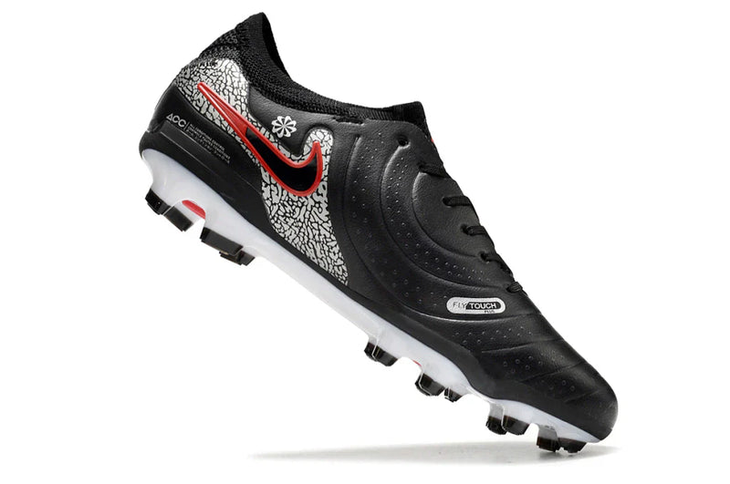Chuteira Nike Tiempo Legend 10 FG - Preto e Vermelho