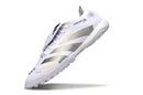Chuteira Society Adidas Predator Elite Fold-Over Tongue TF - Branca e Prata