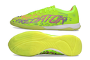 Tênis Futsal Adidas Predator Elite Fold-Over Tongue IC - Verde, Rosa e Roxa