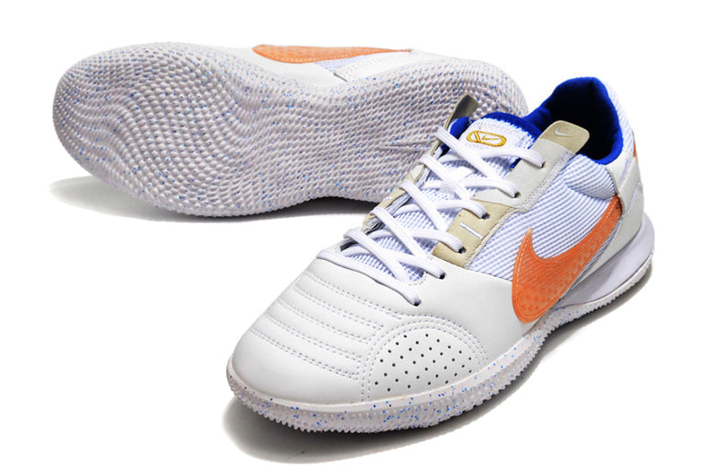 Tênis Futsal Nike Street Gato IC - Branca e Rosa