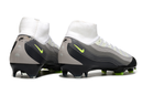 Chuteira Nike Mercurial Superfly 10 Air Max 95 Elite FG - Branca e Preta