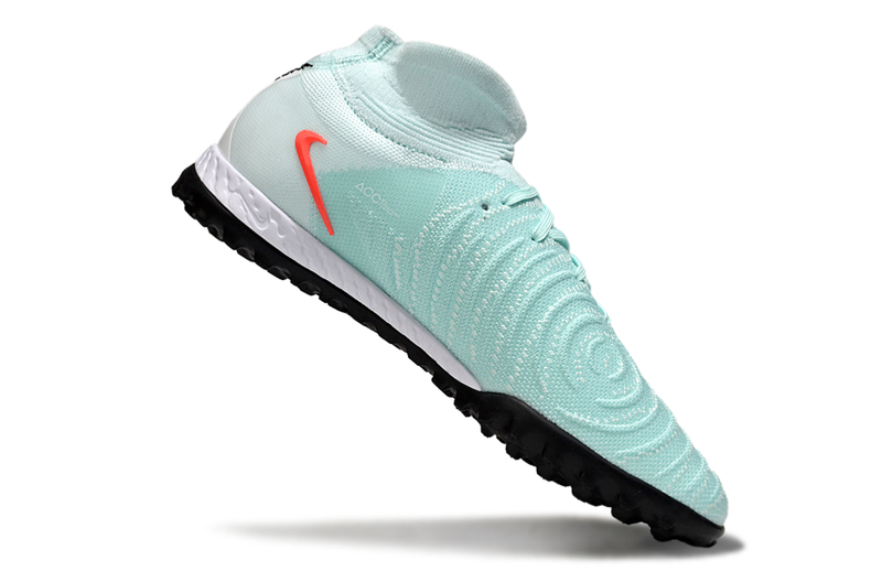 Chuteira Nike Phantom Luna TF - Azul, Branca e Laranja