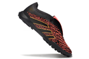Chuteira Society Adidas Predator Elite Fold-Over Tongue TF - Preta, Laranja e Dourada