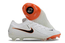 Chuteira Nike Phantom GX II FG - Branca e Laranja