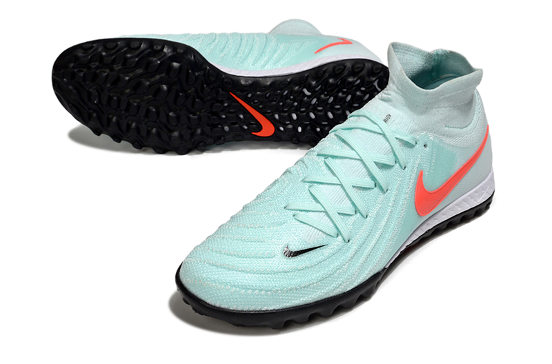 Chuteira Nike Phantom Luna TF - Azul, Branca e Laranja