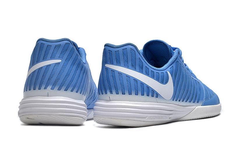 Tênis Futsal Nike Lunar Gato IC - Azul e Branca