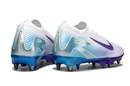 Chuteira Nike Air Zoom Mercurial Vapor 16 Elite SG - Branca, Azul e Roxa