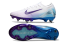 Chuteira Nike Air Zoom Mercurial Vapor 16 Elite SG - Branca, Azul e Roxa