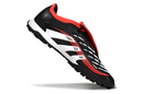 Chuteira Society Adidas Predator Elite Fold-Over Tongue TF - Preta, Branca e Vermelha