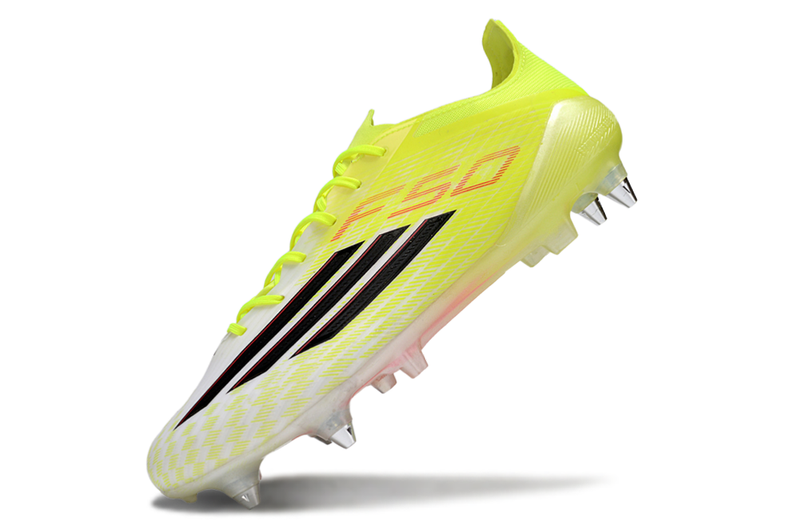 Chuteira Adidas F50 Elite SG - Verde e Branca