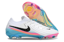 Chuteira Nike Phantom GX II Edição Especial FG - Branca, Rosa, Laranja e Azul
