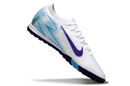 Chuteira Society Nike Air Zoom Mercurial Vapor 16 Elite TF - Branca, Azul e Roxa