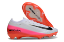 Chuteira Nike Mercurial Vapor 16 Elite  FG - Branca, Vermelha e Laranjada - Pack Fear Nothing