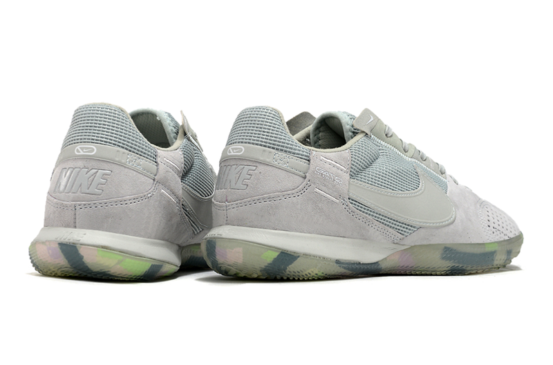 Tênis Futsal Nike Street Gato IC - Cinza e Verde