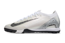 Chuteira Society Nike Air Zoom Mercurial Vapor 16 Elite TF - Prata e Preto