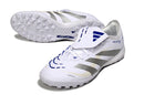 Chuteira Society Adidas Predator Elite Fold-Over Tongue TF - Branca e Prata