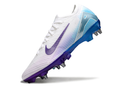 Chuteira Nike Air Zoom Mercurial Vapor 16 Elite SG - Branca, Azul e Roxa