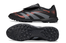 Chuteira Society Adidas Predator Elite Fold-Over Tongue TF - Preta, Cinza e Vermelha