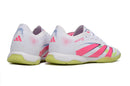 Tênis Futsal Adidas Predator Elite Fold-Over Tongue IC - Branca, Verde, Rosa e Roxa