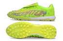 Chuteira Society Adidas Predator Elite Fold-Over Tongue TF - Verde, Rosa e Roxa