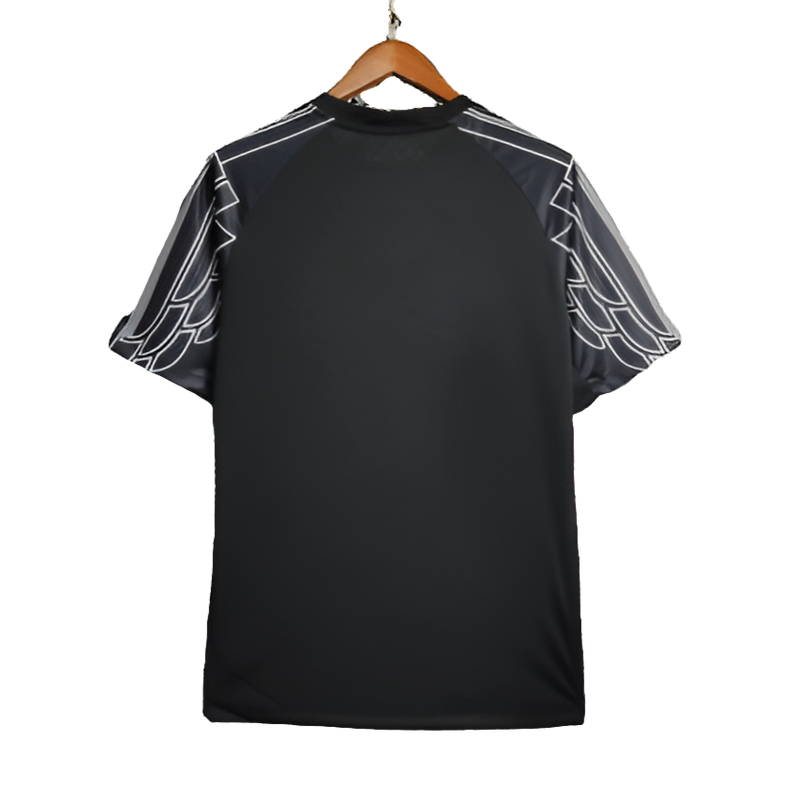 Camisa Paris Saint-Germain (PSG) 25/26 Goleiro - Preta - Versão Torcedor