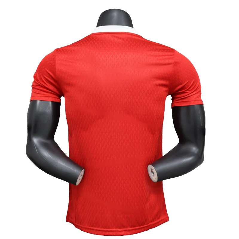 Camisa Arsenal 25/26 Pré-Jogo - Vermelha - Versão Jogador