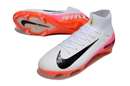 Chuteira Nike Air Zoom Mercurial Superfly 10 Elite FG - Branca, Rosa e Laranja - Pack Fear Nothing