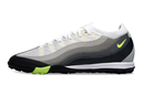 Chuteira Society Nike Air Zoom Mercurial Vapor 16 Elite Air Max 95 TF - Branca e Preta