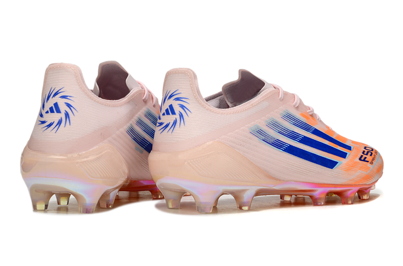 Chuteira Adidas F50 Elite FG - Laranja e Azul - Sparkfusion