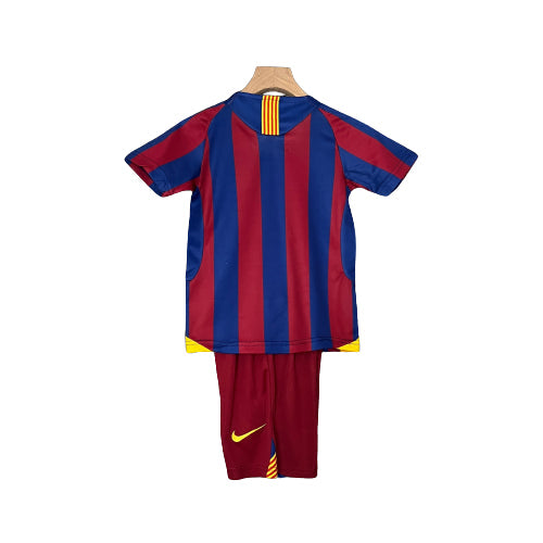Conjunto Infantil Retrô - Barcelona 05/06 I Home