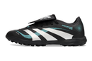 Chuteira Society Adidas Predator Elite Fold-Over Tongue TF - Preta, Prata e Azul