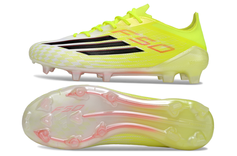 Chuteira Adidas F50 Elite FG - Verde e Branca