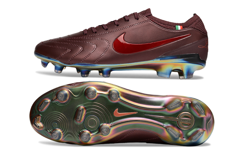Chuteira Nike Tiempo Legend 10 FG - Vermelho - Edição Especial
