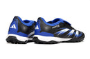 Chuteira Society Adidas Predator Elite Fold-Over Tongue TF - Preta, Azul e Branca