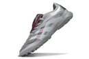 Chuteira Society Adidas Predator Elite Fold-Over Tongue TF - Prata, Branca e Vermelha