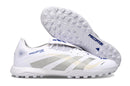 Chuteira Society Adidas Predator Elite Fold-Over Tongue TF - Branca e Prata
